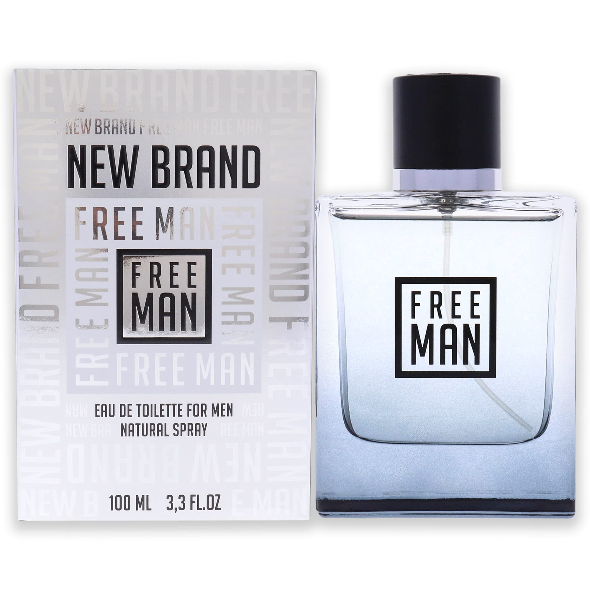New Brand Prestige Free Man EDT Men Woody Aromatic Scent 3.3 oz Spray