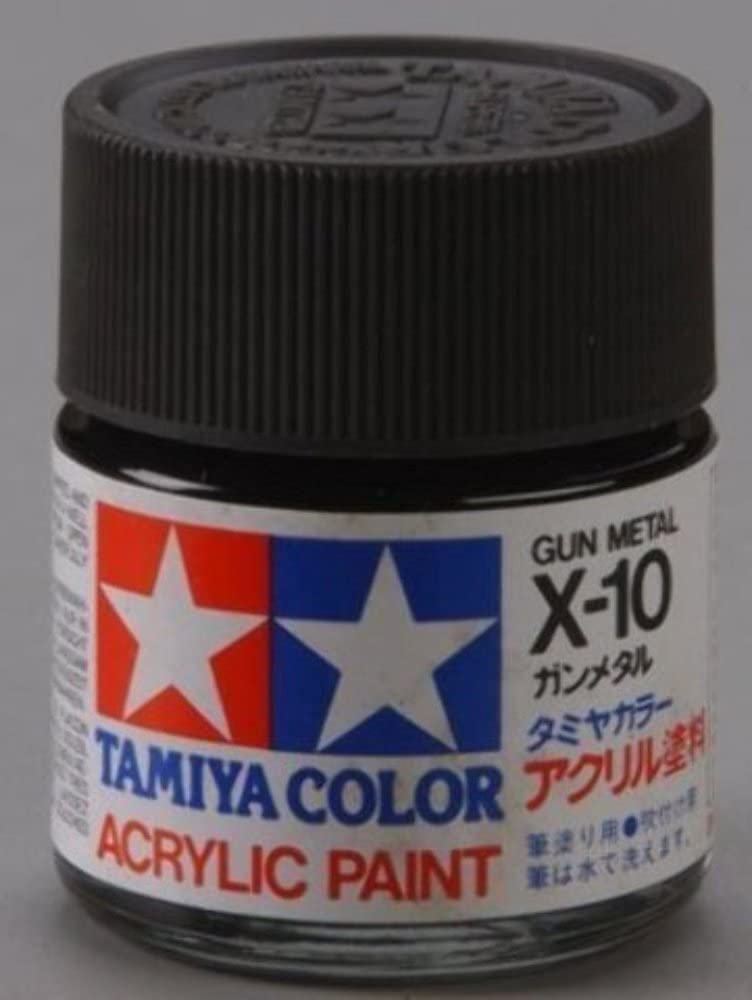 TAMIYA Acrylic X10 GlossGun Metal TAM81010 Peinture plastique acrylique
