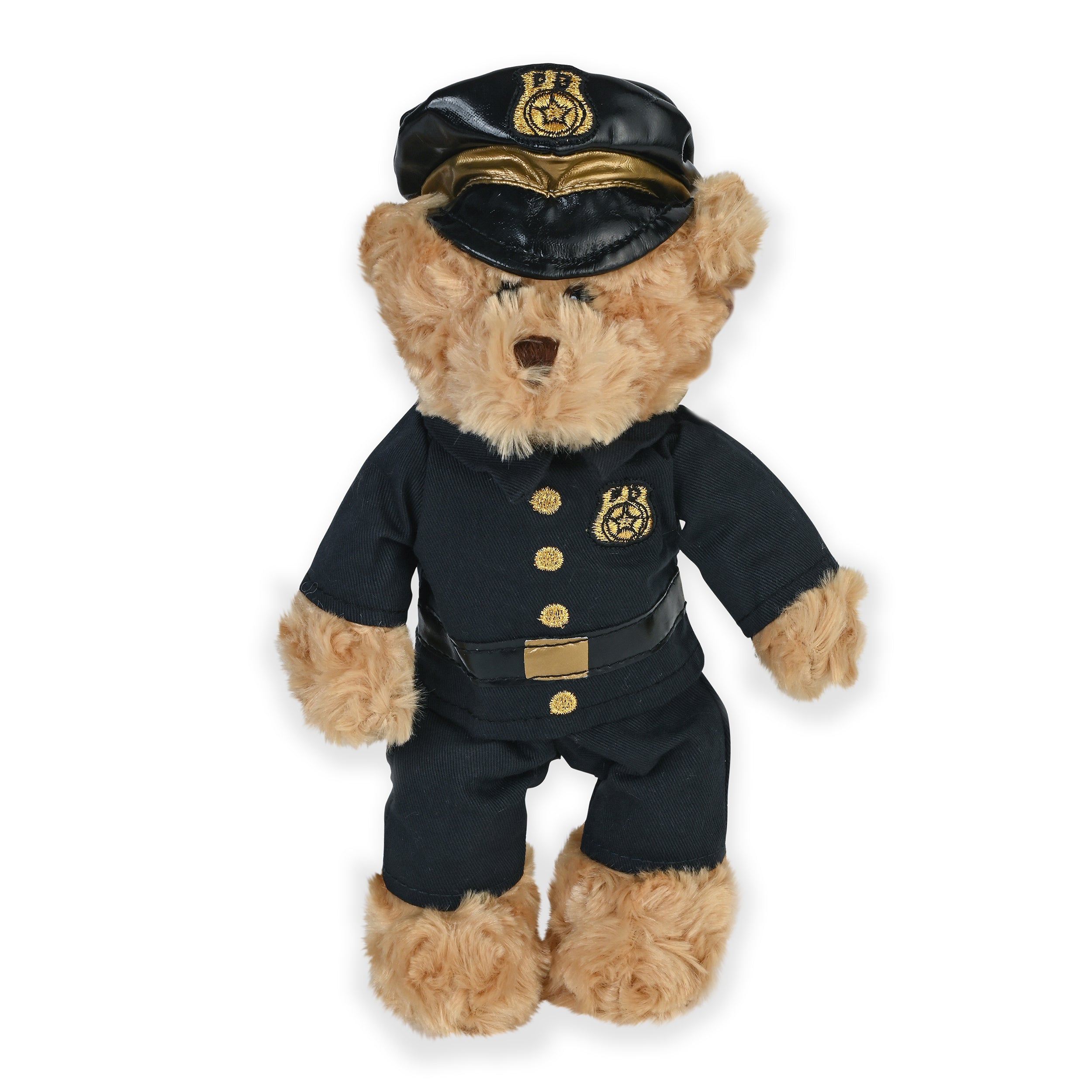 Osito de peluche de disfraz clásico de Pennington, oficial de policía, 10 pulgadas
