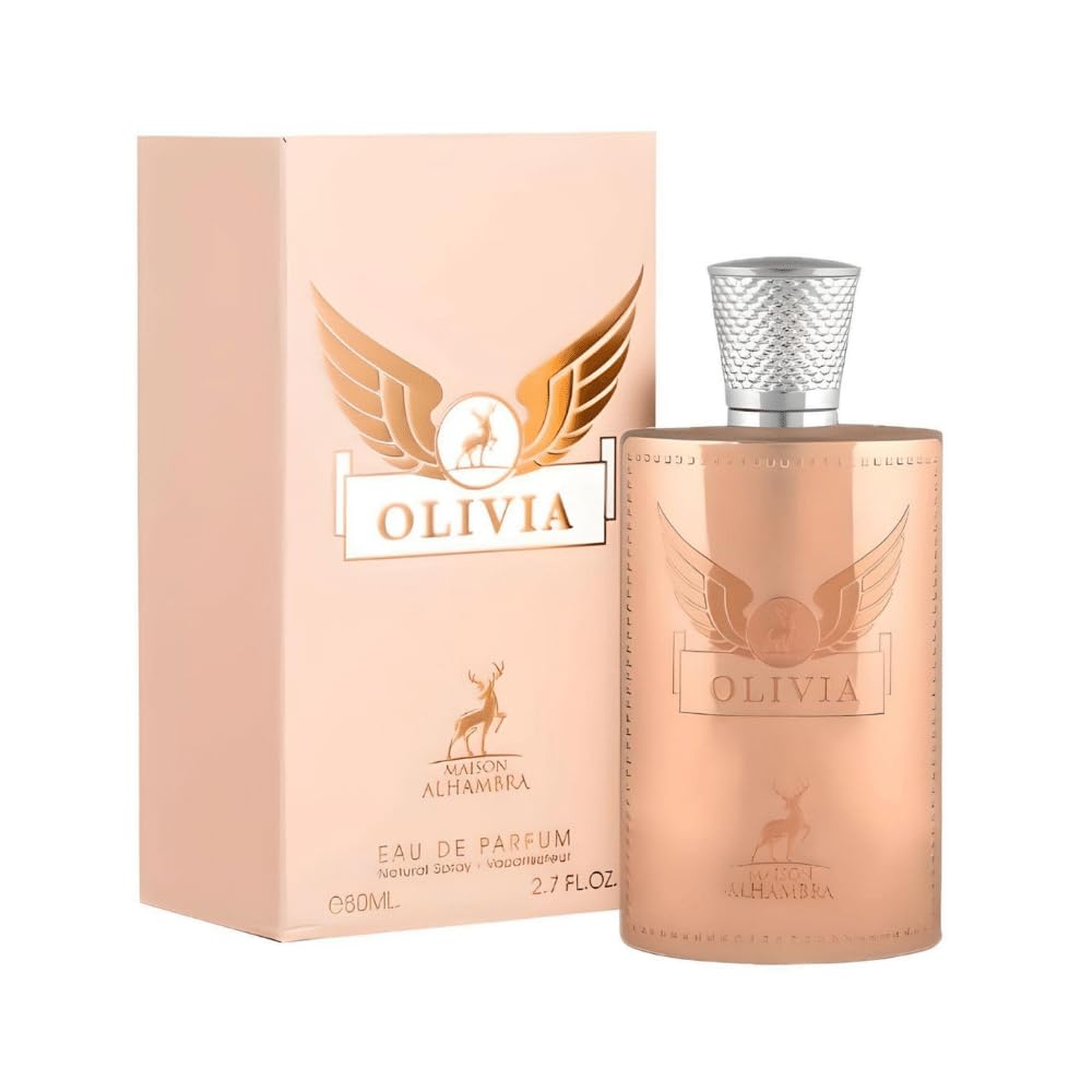 Maison Alhambra Olivia Eau de Parfum Spray for Women, 2.7 Fl Oz (80 ml)