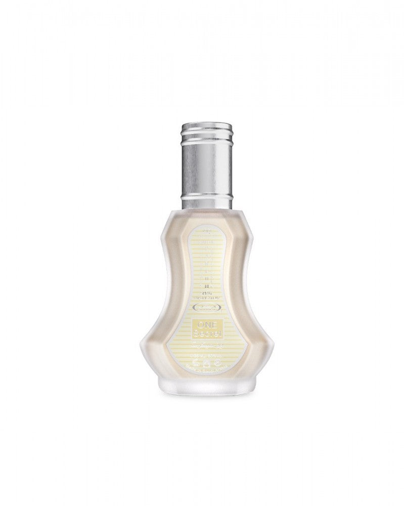 Al Rehab One Secret Eau de Parfum Spray para hombres 1,15 onzas líquidas (35 ml)