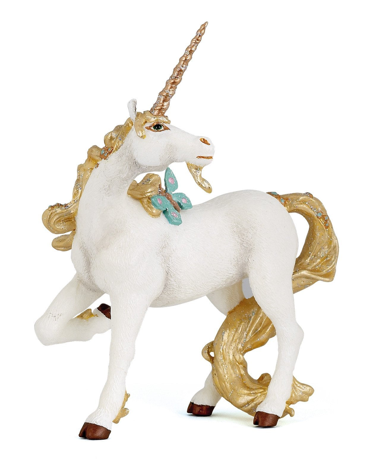 Figura Papo El Mundo Encantado, Unicornio Dorado