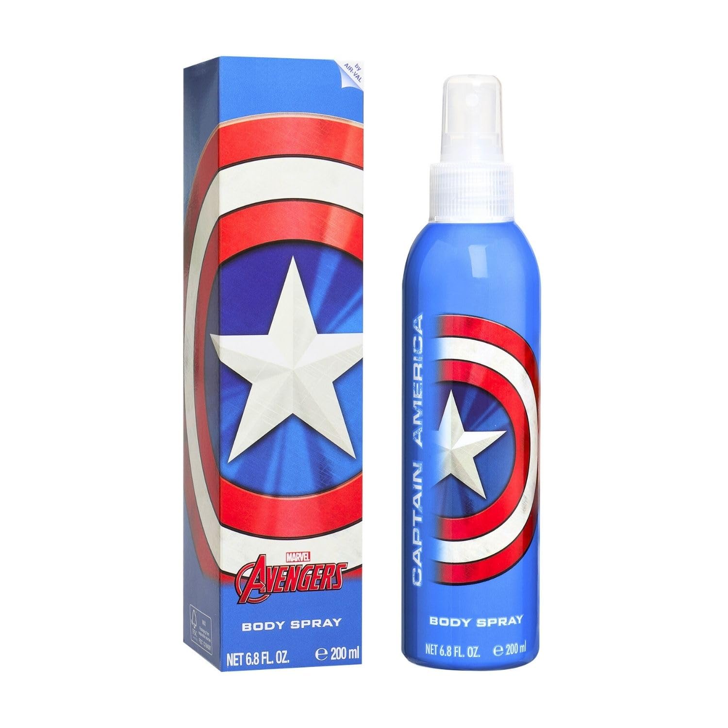 Marvel Captain America 6.7 EDT Body Spray M