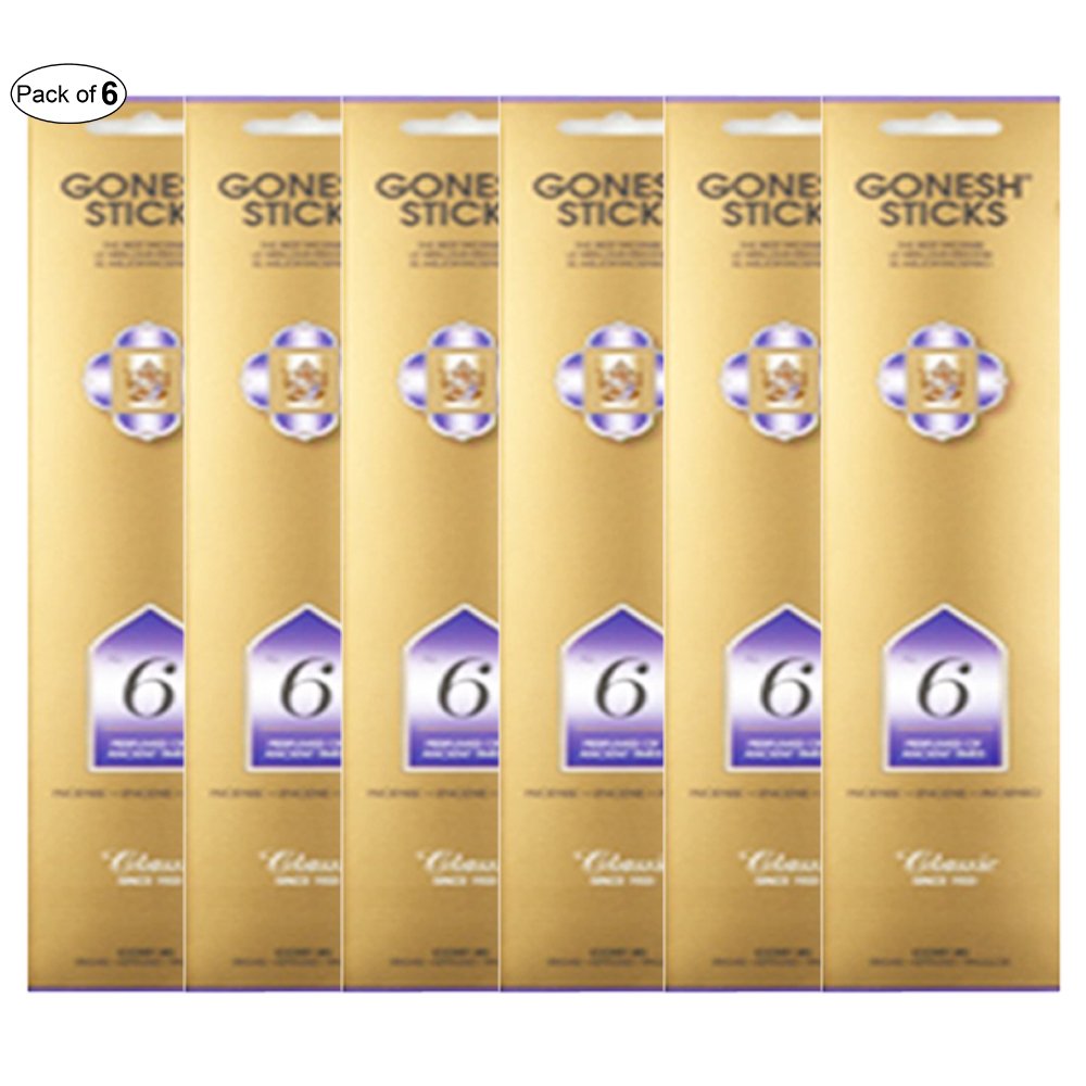 Encens Gonesh n°6 – Parfums des temps anciens (20 bâtonnets dans 1 paquet) (Pack de 6)