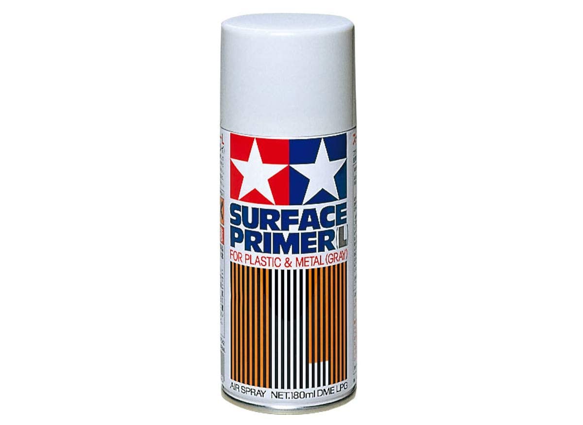 Tamiya America, Inc. Apprêt gris 180 ml, bombe aérosol, TAM87042