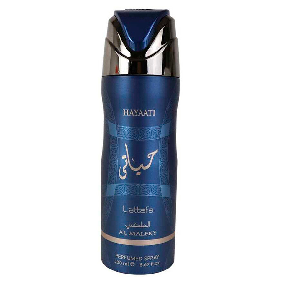 Lattafa Hayaati Al Maleky Perfumed Body Spray for Men 6.7 Ounce (200 ml)