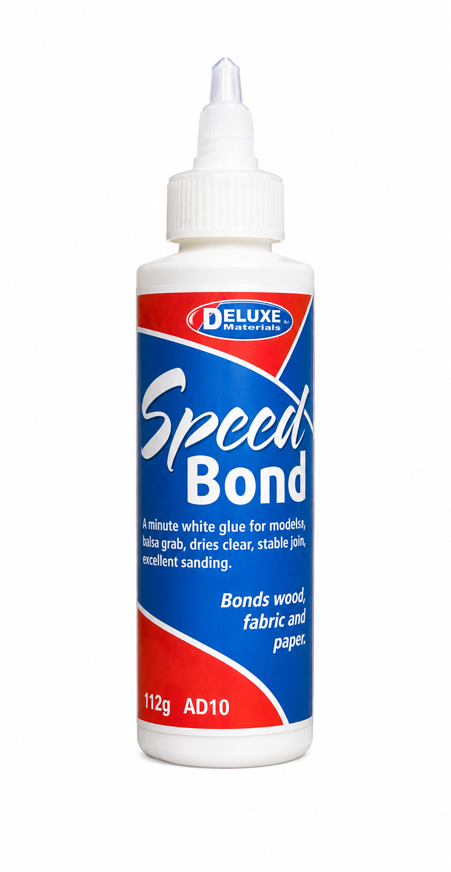 Deluxe Materials Speedbond White Glue, 4 Oz Fast-Drying Craft Adhesive