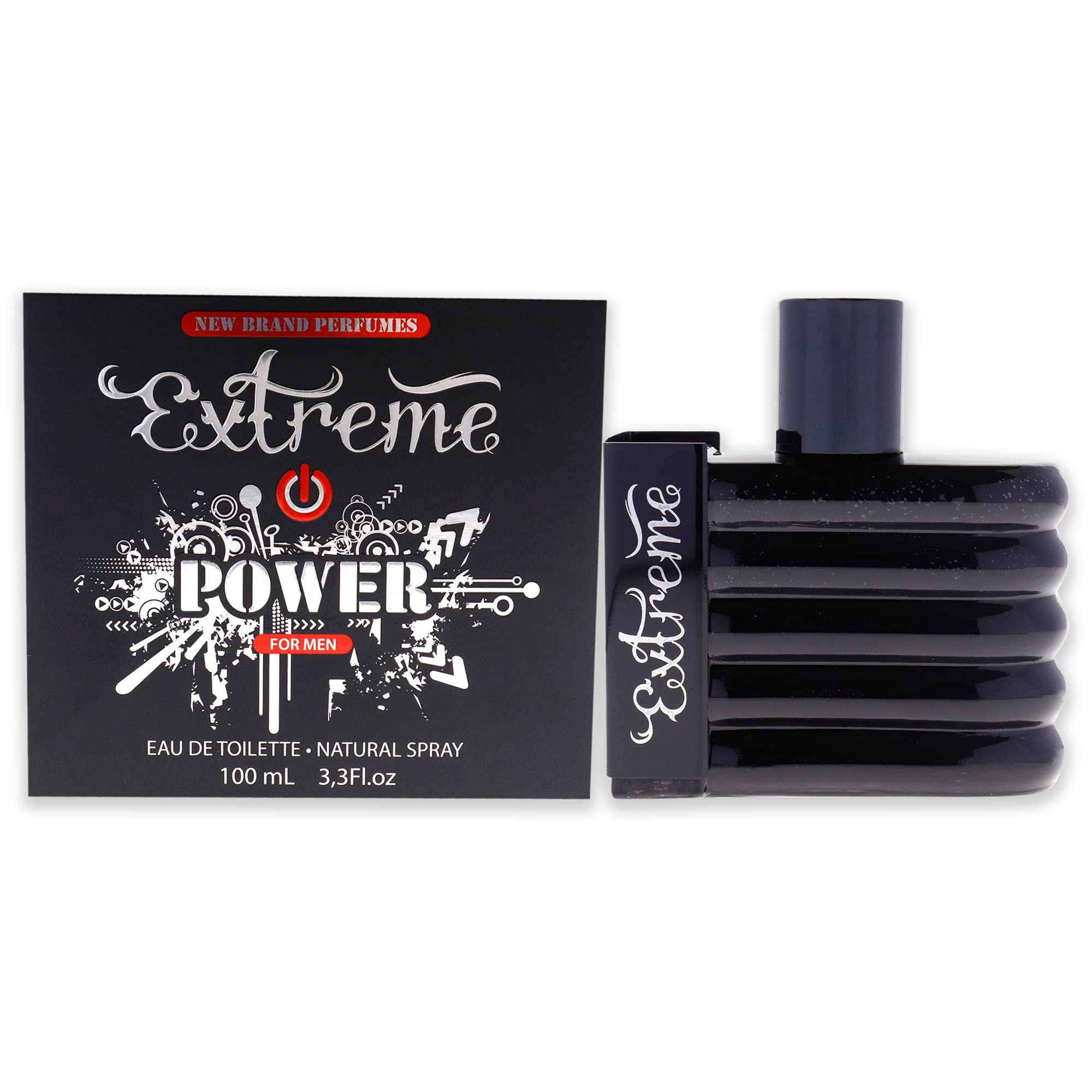 New Brand Extreme Power Eau de Toilette Men Aromatic Spicy Scent 3.3 oz Spray
