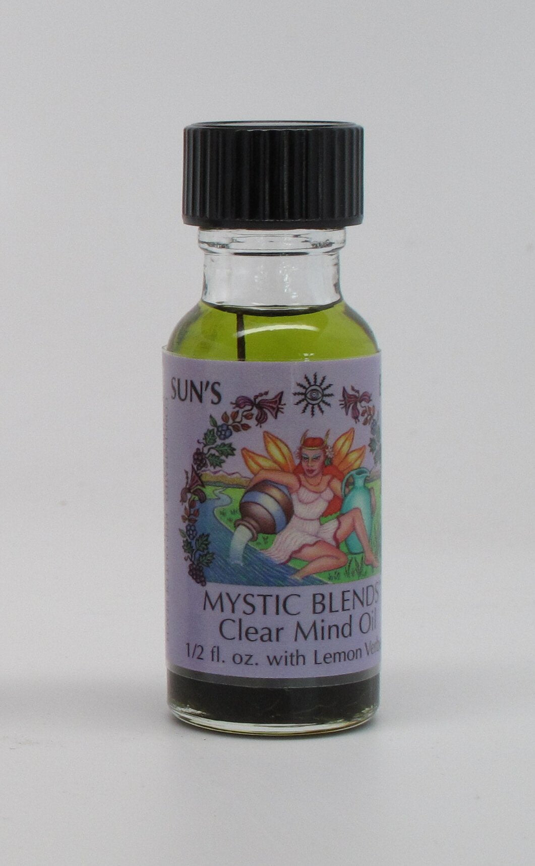 Sun's Eye Clear Mind Herbal Fragrance Oil - 1/2 Ounce Bottle