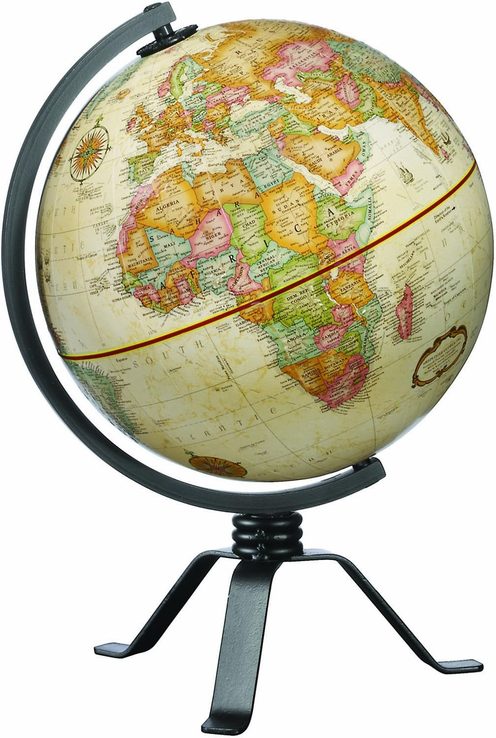 Replogle Mackie Desktop Globe, Antique 9"