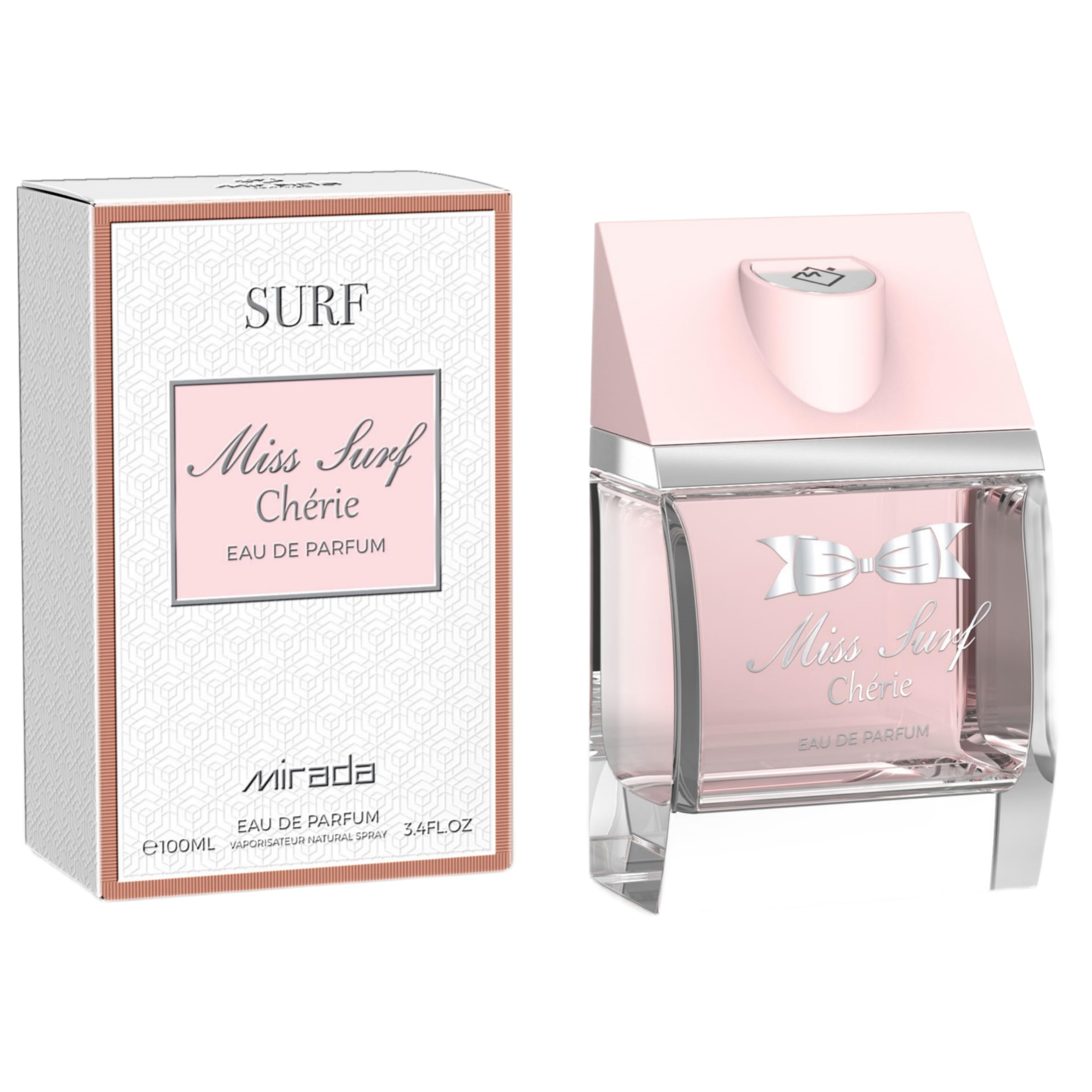 MIRADA Miss Surf Cherie Eau de Parfum Spray for Women, 3.4 Fl Oz (100 mL)