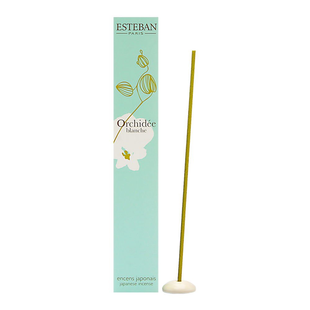 Esteban Orchidee Blanche Japanese Incense Sticks 40 Incense