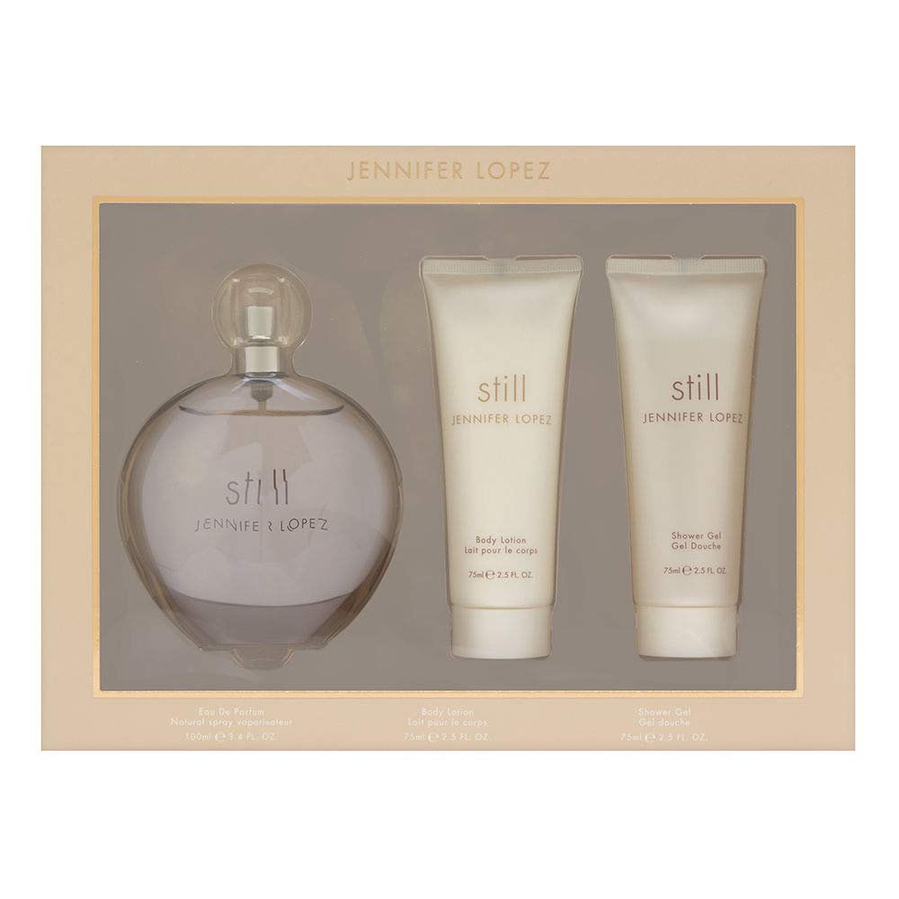 Still By Jennifer Lopez, 3 Piece Gift Set - 3.4 Oz Eau De Parfum Spray, 2.5 Oz Shower Gel, 2.5 Oz Body Lotion