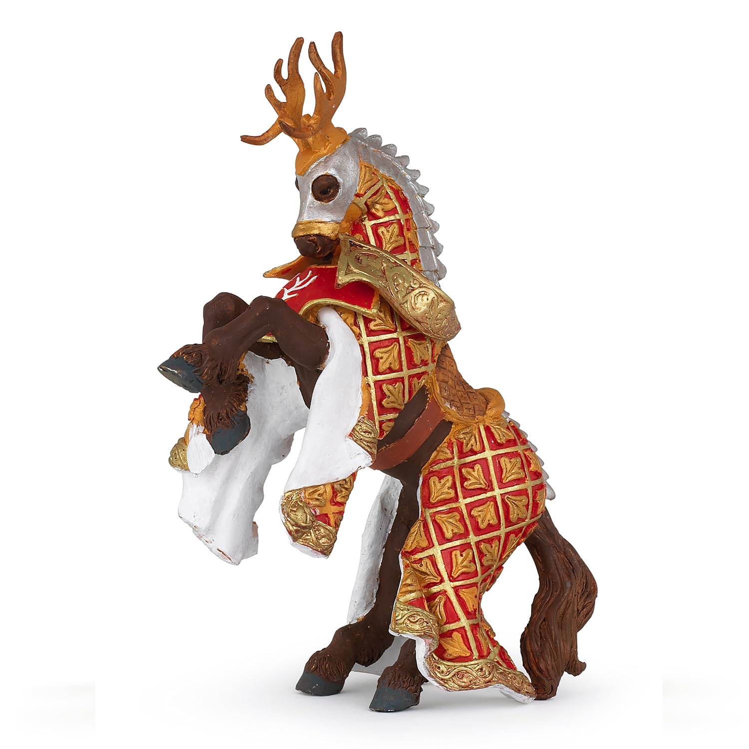 Papo Weapon Master Stag Horse - Hand Painted Figurine - Heirloom Quality Collectible (39912)