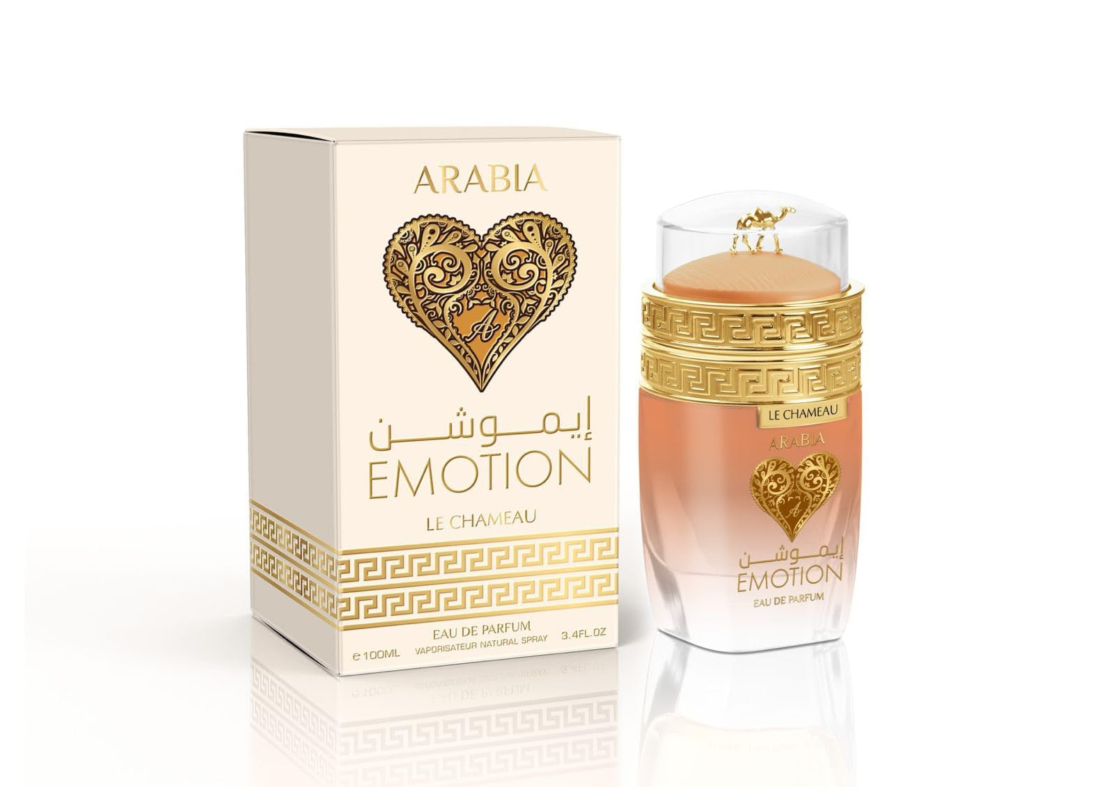 Emper Arabiia Emotion Eau de Parfum Spray, 3.4 Fl Oz (100 ml)
