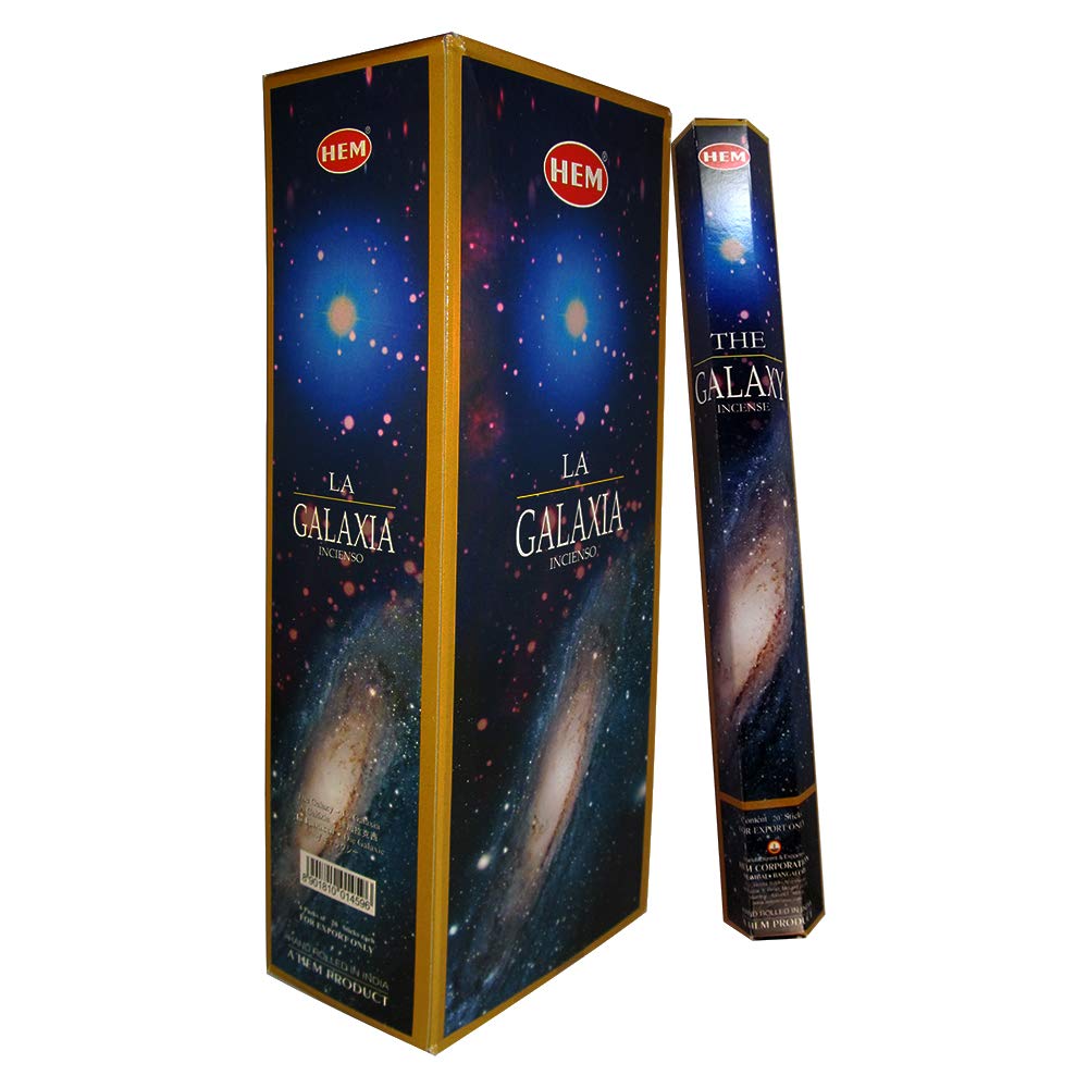 La Galaxia - Caja de seis tubos de 20 gramos - Incienso HEM
