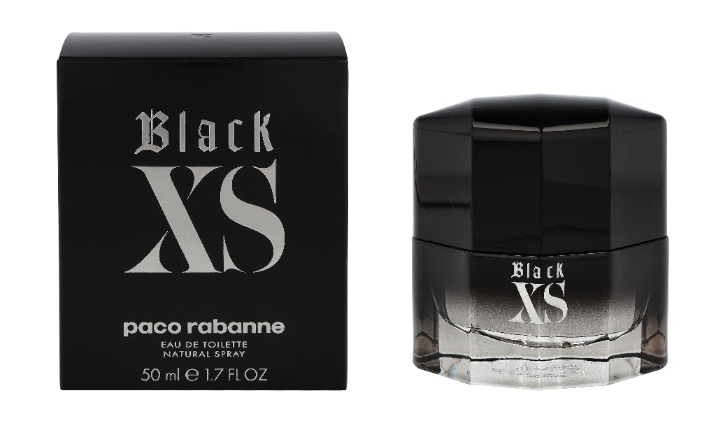 Paco Rabanne Black XS Eau de Toilette Men Spicy Woody Scent 1.7 oz Spray