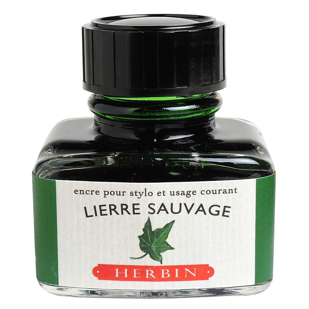 Encre pour stylo plume Herbin - Flacon de 30 ml - Lierre Sauvage