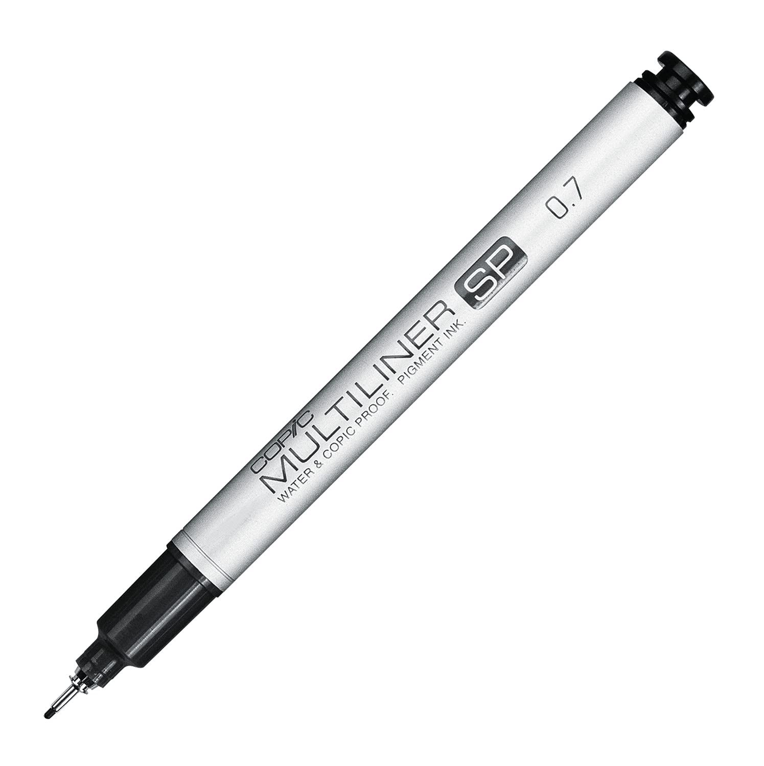 Copic Multiliner Pigment Ink Marker, SP Black 0.7mm Tip (41185)