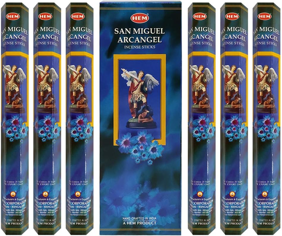 Incienso Hem San Miguel Arcángel, Caja de 120 Varillas