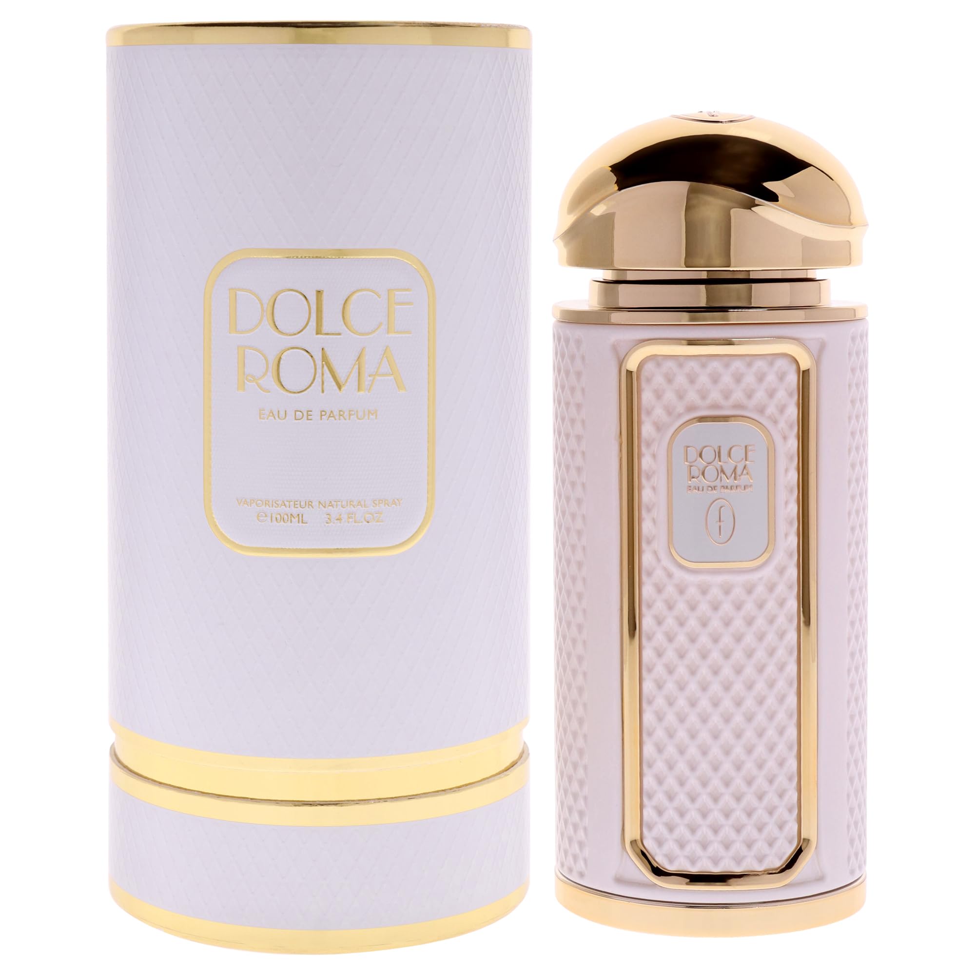 Flavia Dolce Roma Eau de Parfum for Women, Enchanting Floral Fragrance with Soft Feminine Elegance, 3.4 oz Spray