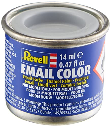 Pot de peinture Revell Enamels 14 ml, gris soie RAL