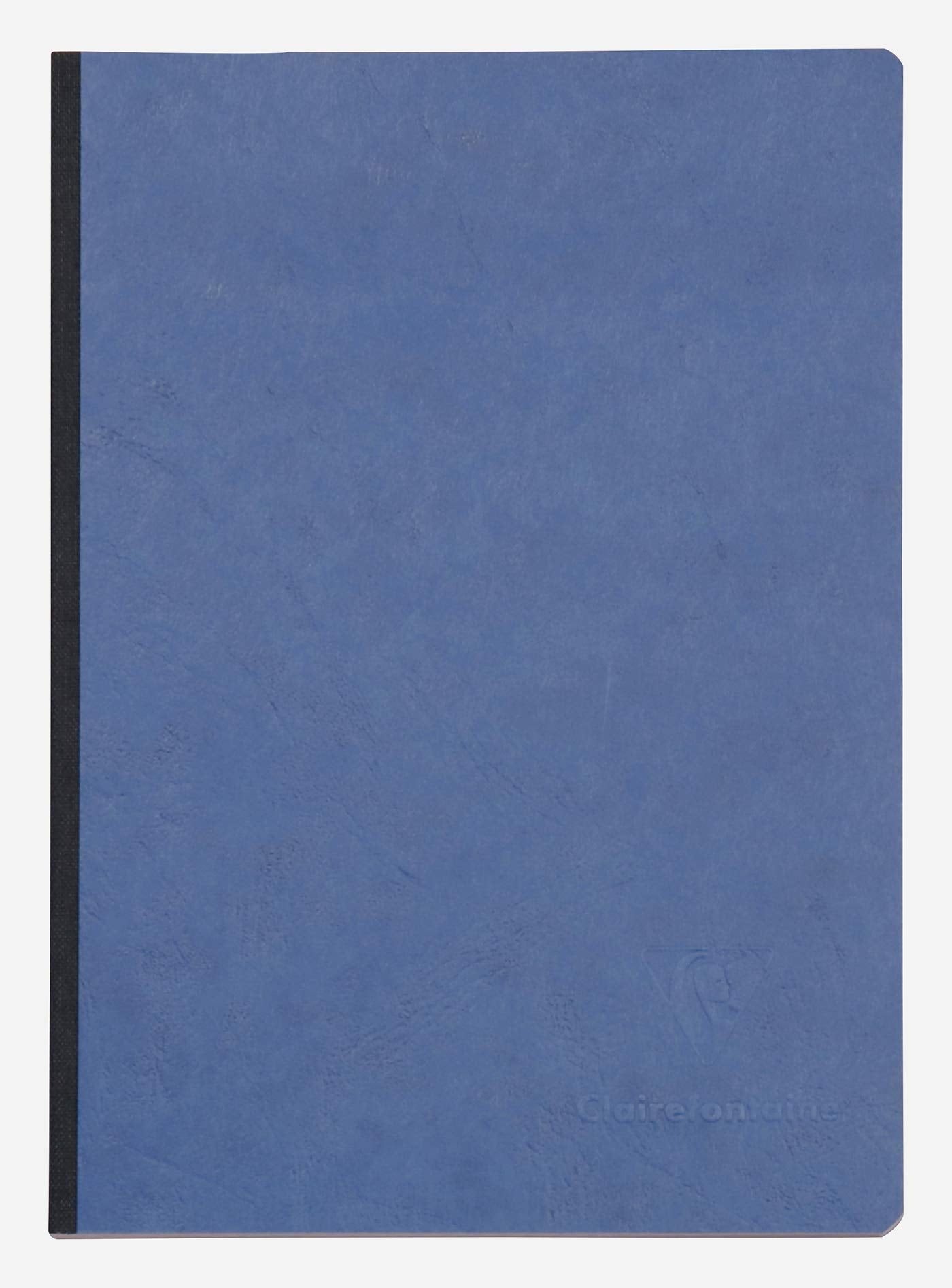 Cuaderno Clairefontaine de tapa dura con cierre elástico - Rayado 96 hojas - 6 x 8 1/4 - Azul