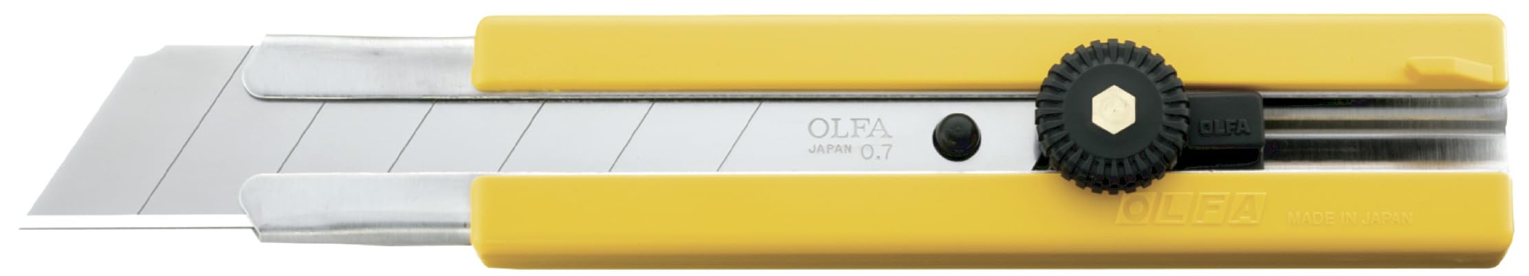 OLFA H-1 25mm Extra Heavy-Duty Snap-Off Utility Knife with Rubber Grip
