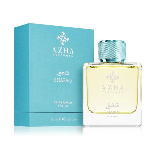 Azha Shafaq Eau de Parfum for Men Long-Lasting EDP Spray, 3.3 oz, Oriental Woody Amber