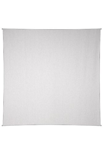 Tapiz de algodón blanco liso Sunshine Joy de 58 x 58 pulgadas