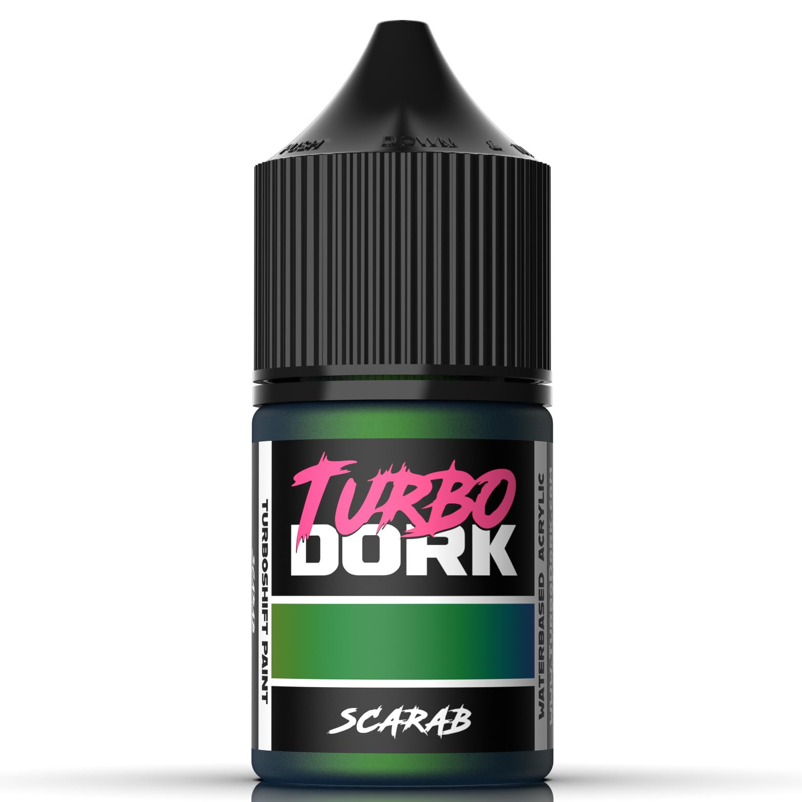 Turbo Dork Scarab TurboShift Acrylic Paint 22ml Bottle - Water-based Non-Toxic Metallic Color Shifting Paint