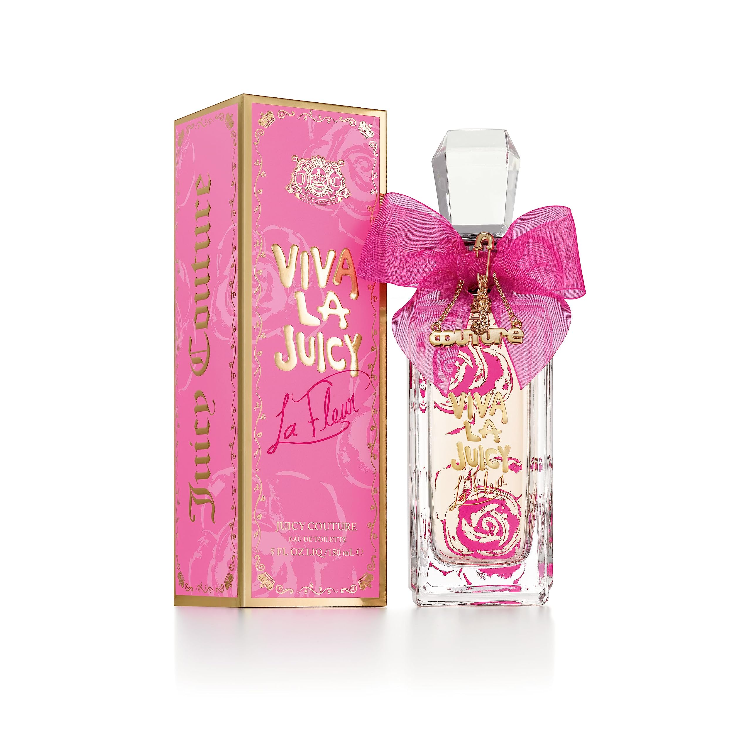 Viva La Juicy La Fleur Eau de Toilette Women Floral Gourmand Scent 5.0 oz Spray