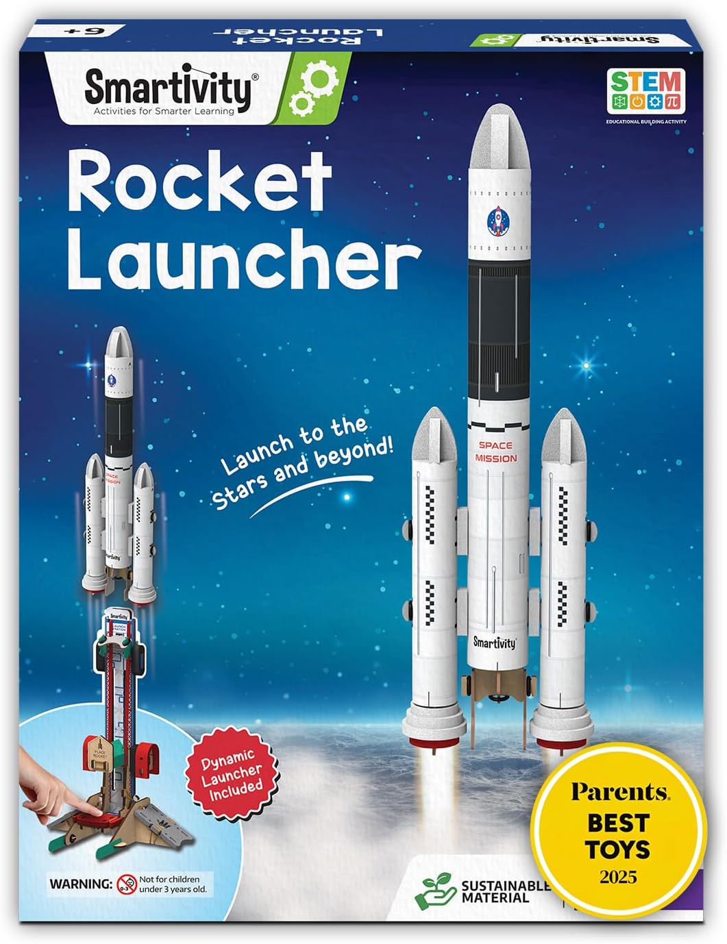 Smartivity DIY Rocket Launcher STEM Building Kit for Kids