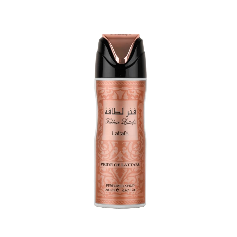 Lattafa Fakhar Women Perfumed Body Spray 6.7 Ounce (200 ml)