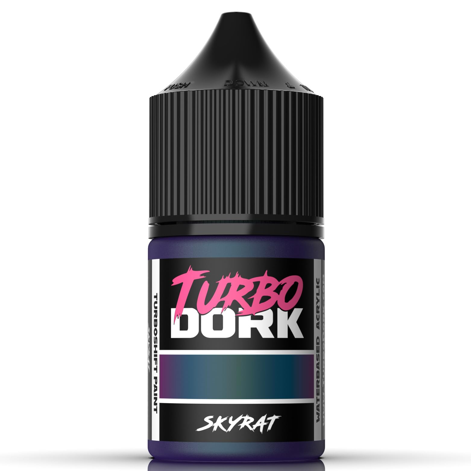Turbo Dork Skyrat TurboShift Acrylic Paint 22ml Bottle - Water-based Non-Toxic Metallic Color Shifting Paint