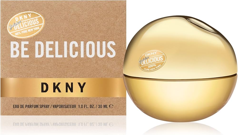 DKNY Golden Delicious EDP for Women  EDP Spray, 1.0 oz, Floral Fruity