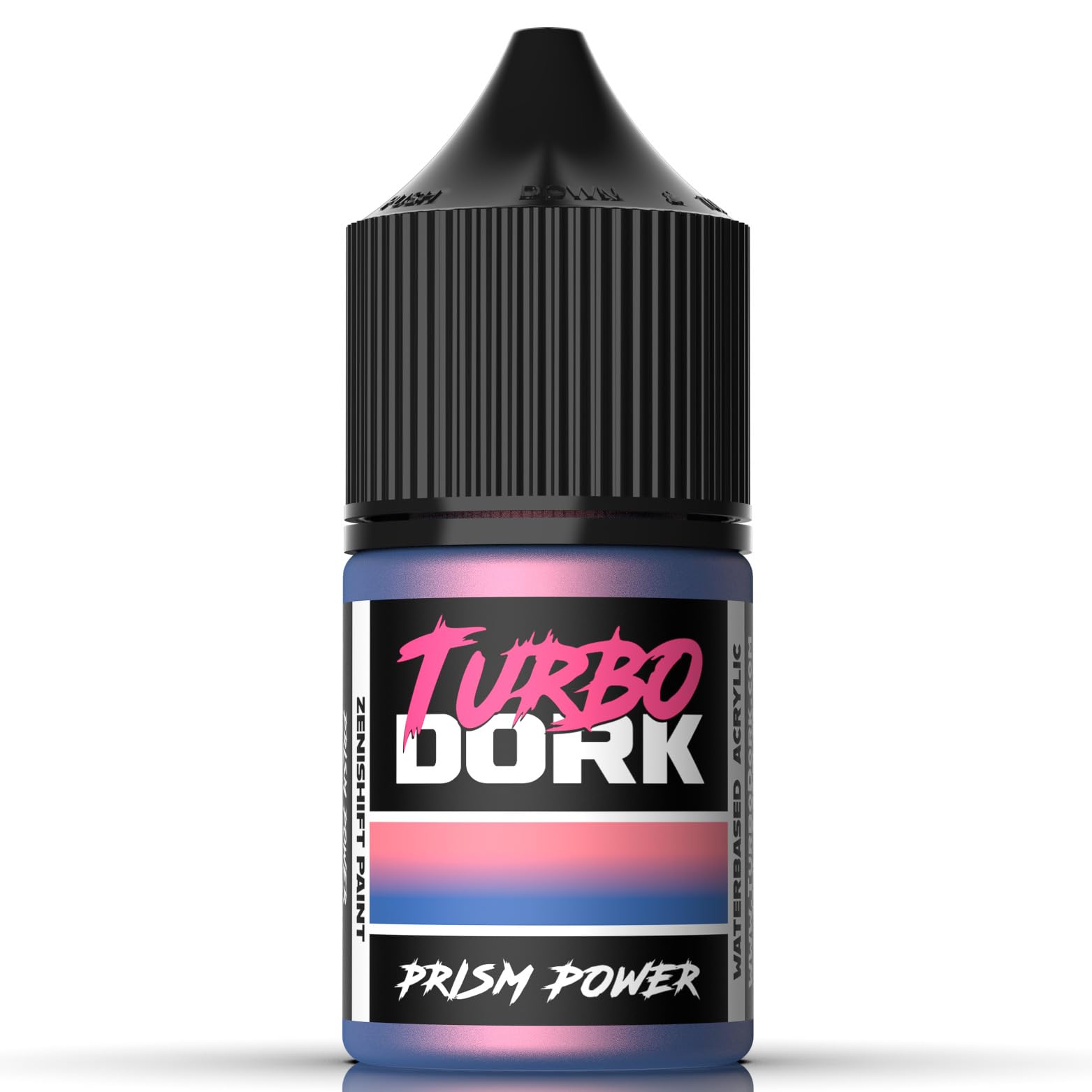 Turbo Dork Prism Power ZeniShift Acrylic Paint 22ml Bottle - Water-based Non-Toxic Metallic Color Shifting Paint
