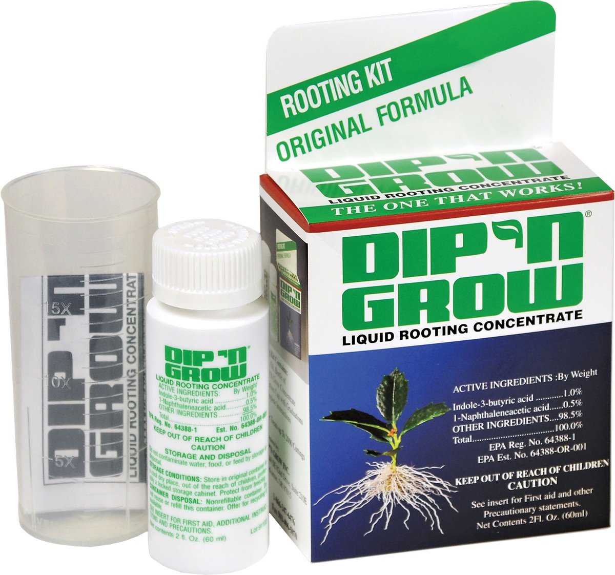 Hormona de enraizamiento líquida Dip 'N Grow, 2 onzas
