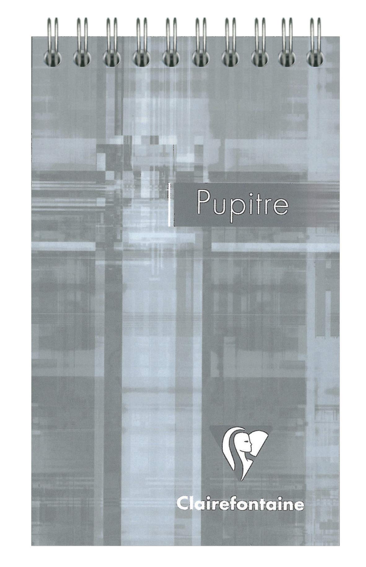 Clairefontaine Wirebound Notepad - Ruled 80 sheets - 3 1/4 x 5 1/2 - Assorted Colors