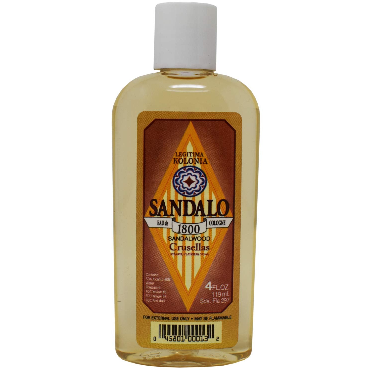 Crusellas Kolonia 1800 Sandalo Cologne 4 fl oz