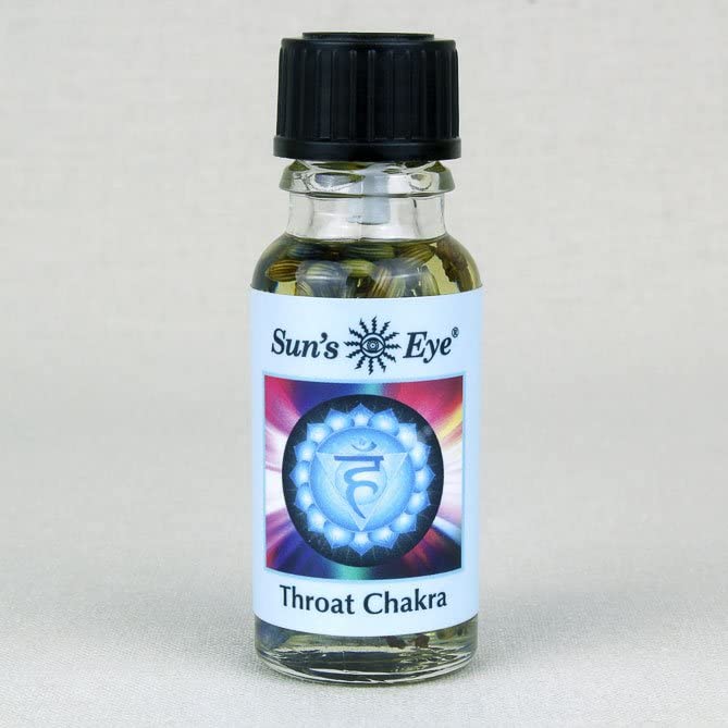 Sun's Eye Throat Chakra Herbal Fragrance Oil - 1/2 Ounce Bottle