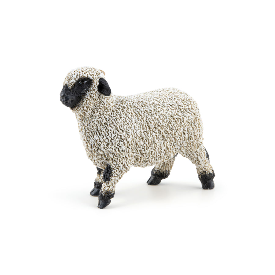Papo Valais Blacknose Sheep Hand Painted Figurine - Heirloom Quality Collectible (51194)