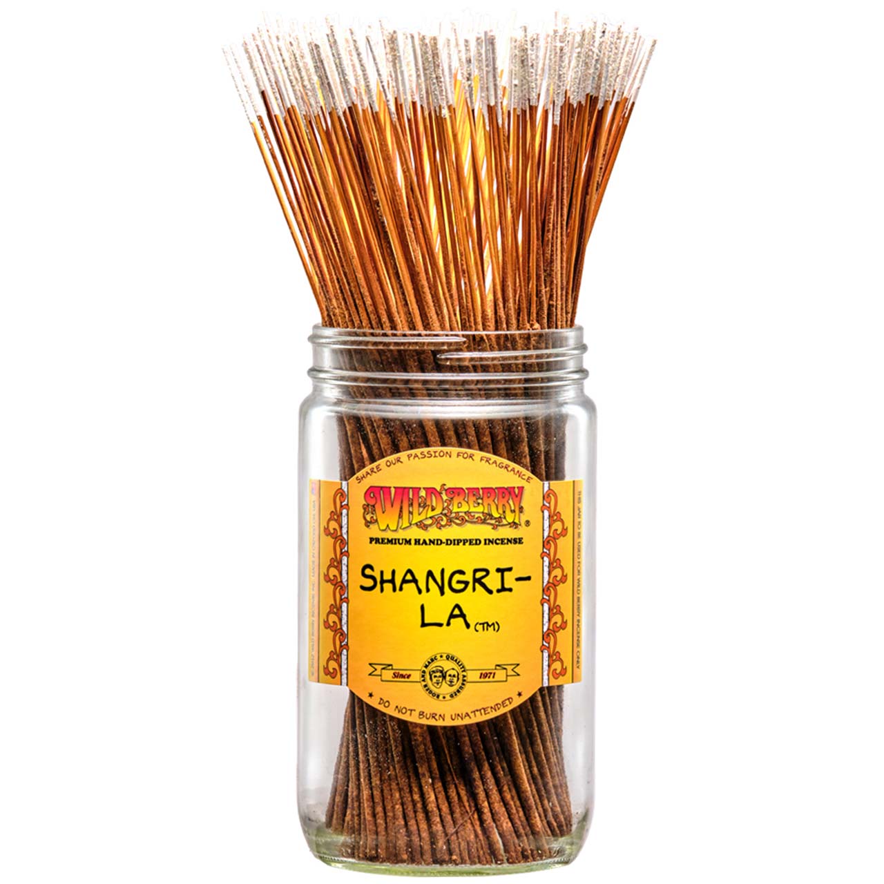 Wild Berry Shangri-La Incense Sticks, 100 Count Hand-Dipped Aromatic Incense