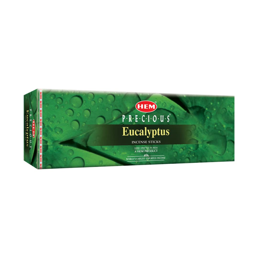 Hem Precious Eucalyptus Incense Sticks 120 Stick Bulk Box (6 Inner Tubes of 20)