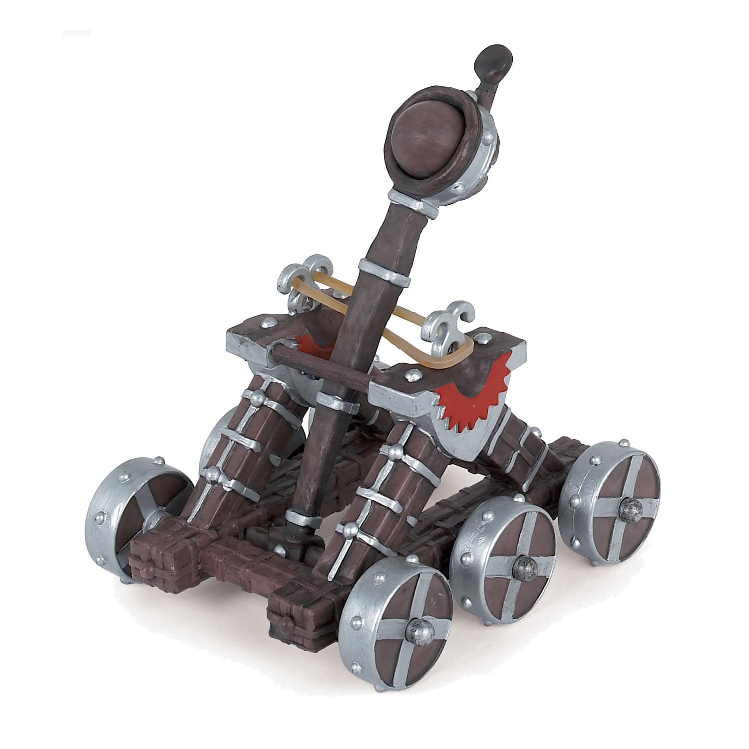 Papo Red Catapult - Hand Painted Figurine - Heirloom Quality Collectible (39345)