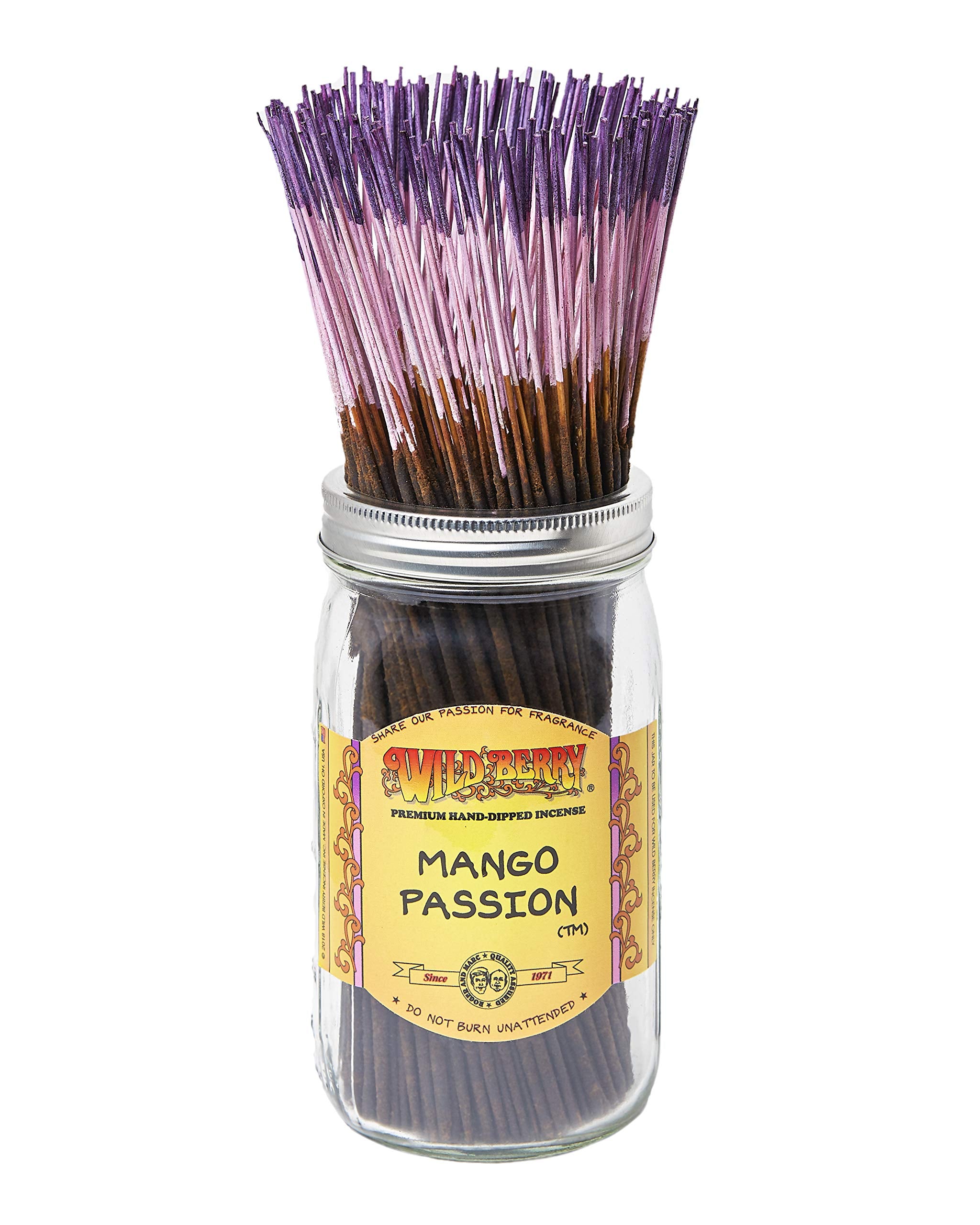 Wildberry Incense Sticks, 100 Sticks - Mango Passion