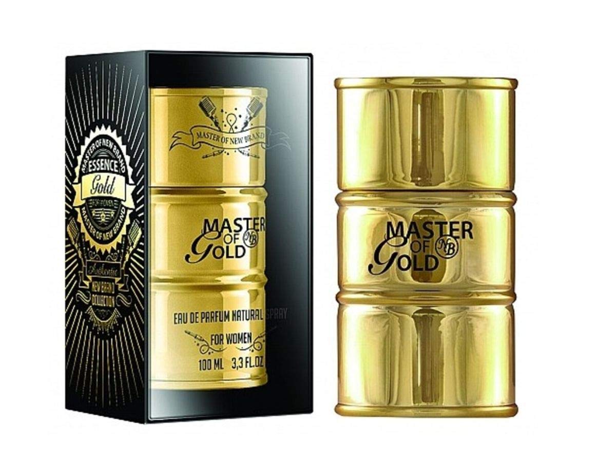 New Brand Master of Gold Eau de Parfum Women Floral Citrus Scent 3.3 oz Spray