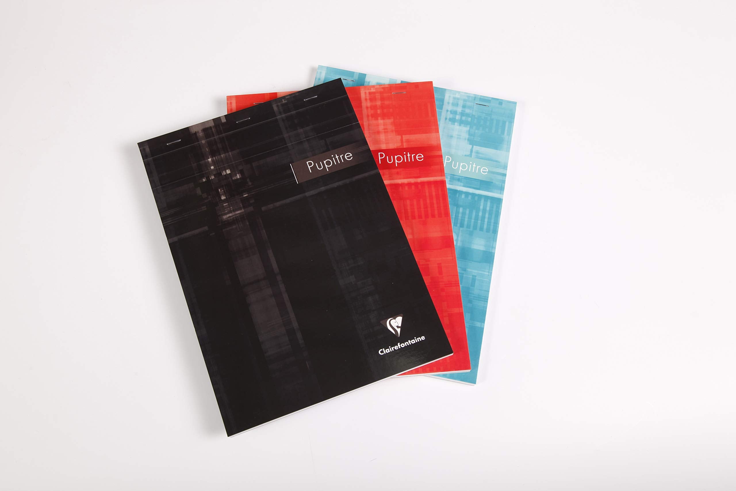 Clairefontaine Staplebound Notepad - Ruled w/ margin 80 sheets - 8 1/2 x 11 3/4 - Assorted Colors