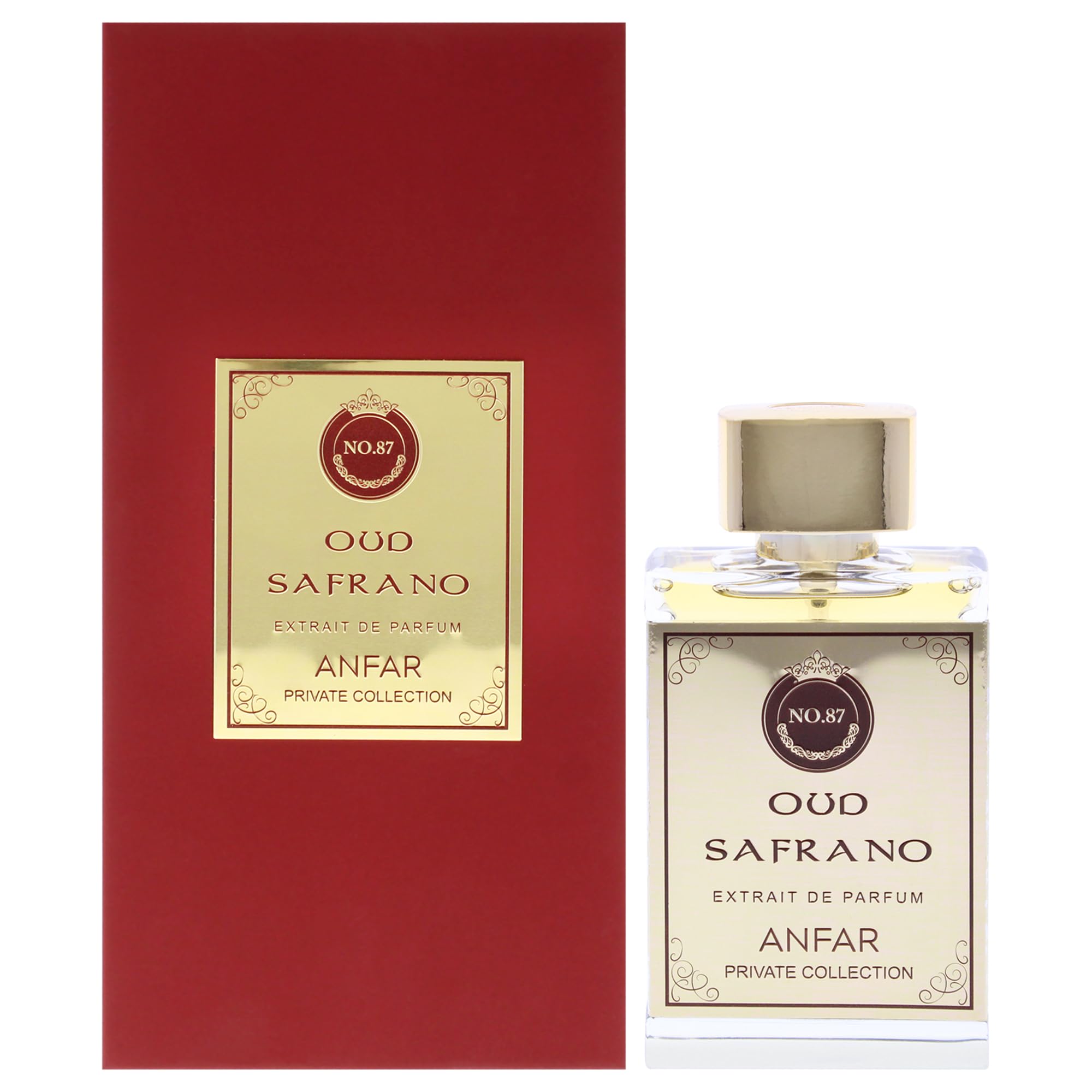 Anfar Oud Safrano Extrait de Parfum Men Oud Spicy Scent 1.7 oz Spray