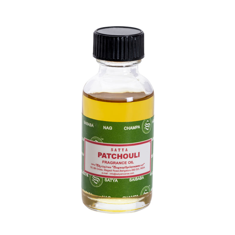 Satya Patchouli Premium Fragrance Oil, 1 Fl Oz (30 ml)